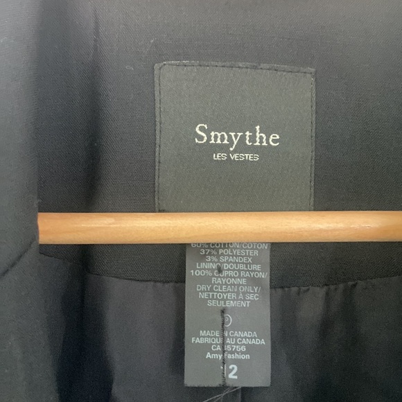 SMYTHE convertible black and khaki blazer size 12 - Picture 3 of 13